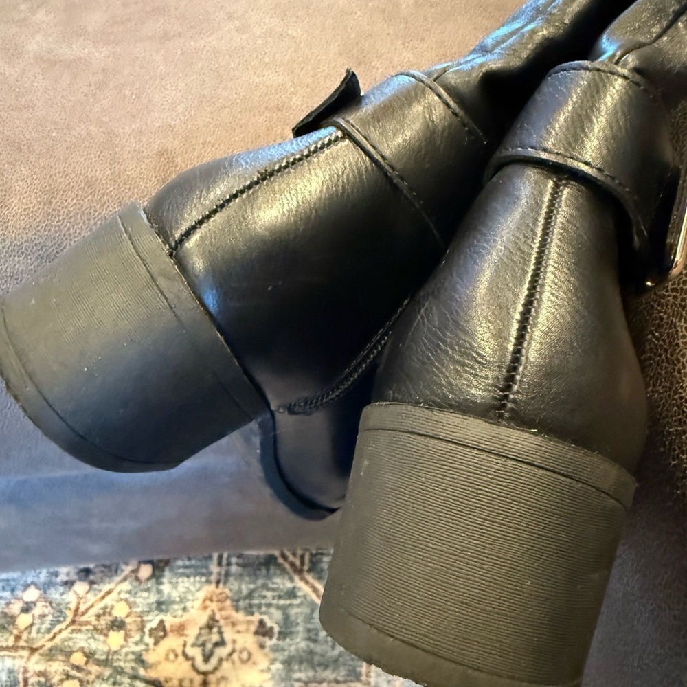Style & co and Brown and black riding boots women’s size 6 - Picture 9 of 13
